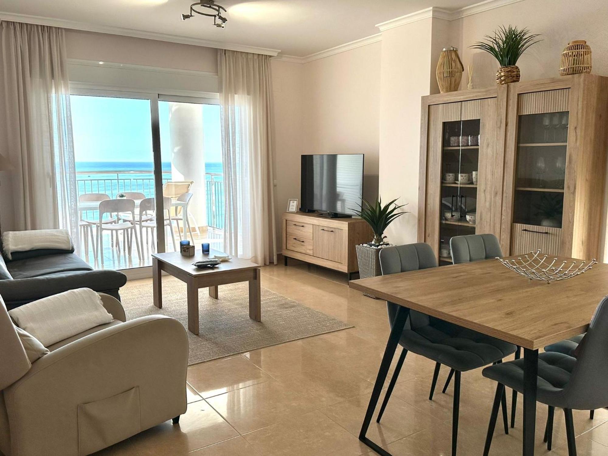 Porto Azul 10A Frontal Penon & Sea View First Line Arenal Beach 卡尔佩 外观 照片