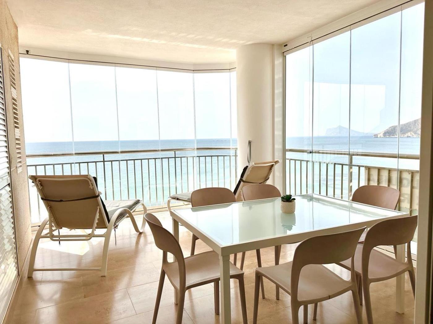 Porto Azul 10A Frontal Penon & Sea View First Line Arenal Beach 卡尔佩 外观 照片