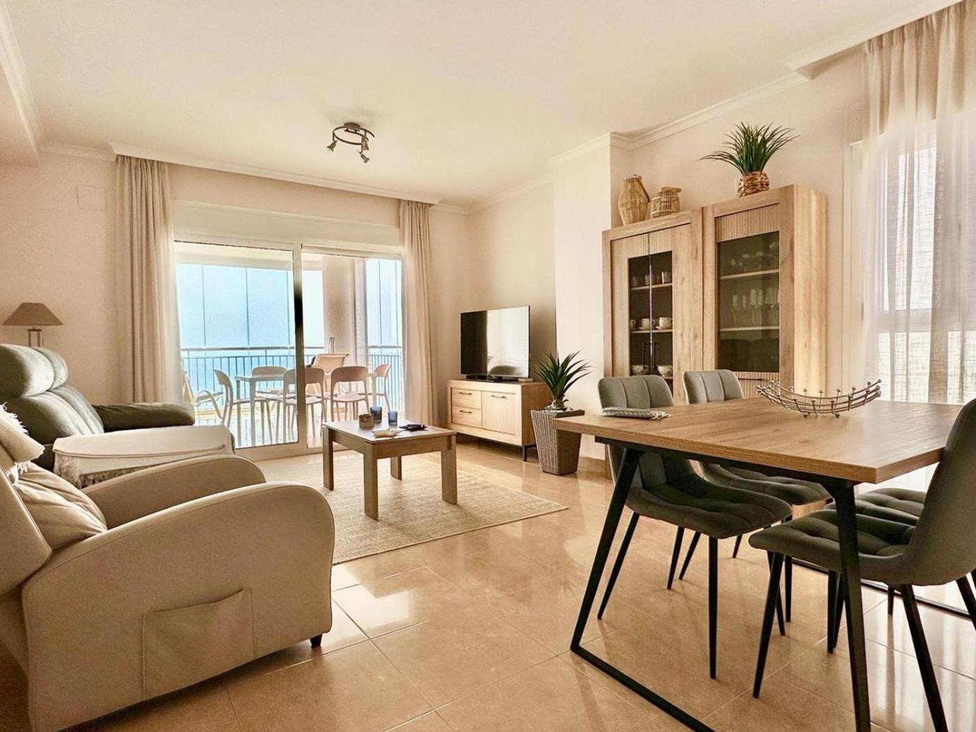 Porto Azul 10A Frontal Penon & Sea View First Line Arenal Beach 卡尔佩 外观 照片